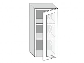 19.40.3 Шкаф настенный (h=913) на 400мм с 1-ой стекл. дверцей в Верхней Пышме - verhnyaya-pyshma.магазин96.com | фото
