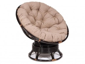 Кресло-качалка Papasan w 23/01 B с подушкой Antique brown, экошерсть Коричневый в Верхней Пышме - verhnyaya-pyshma.магазин96.com | фото