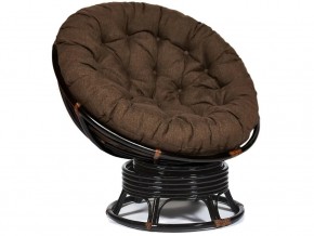 Кресло-качалка Papasan w 23/01 B с подушкой Antique brown, ткань Коричневый в Верхней Пышме - verhnyaya-pyshma.магазин96.com | фото