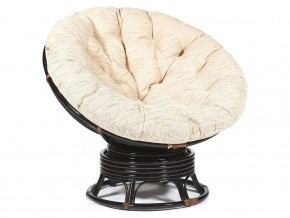 Кресло-качалка Papasan w 23/01 B с подушкой Antique brown, ткань Старт в Верхней Пышме - verhnyaya-pyshma.магазин96.com | фото