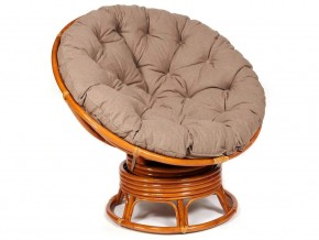 Кресло-качалка Papasan w 23/01 B с подушкой Cognac, экошерсть Коричневый в Верхней Пышме - verhnyaya-pyshma.магазин96.com | фото