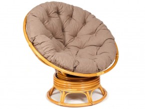 Кресло-качалка Papasan w 23/01 B с подушкой Honey, экошерсть Коричневый в Верхней Пышме - verhnyaya-pyshma.магазин96.com | фото