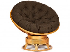 Кресло-качалка Papasan w 23/01 B с подушкой Honey, ткань Коричневый в Верхней Пышме - verhnyaya-pyshma.магазин96.com | фото