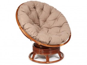 Кресло-качалка Papasan w 23/01 B с подушкой Pecan, экошерсть Коричневый в Верхней Пышме - verhnyaya-pyshma.магазин96.com | фото