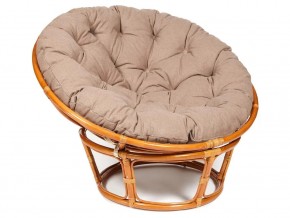 Кресло Papasan 23/01 W с подушкой Cognac, экошерсть Коричневый в Верхней Пышме - verhnyaya-pyshma.магазин96.com | фото