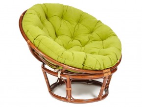 Кресло Papasan 23/01 W с подушкой Pecan, флок Олива в Верхней Пышме - verhnyaya-pyshma.магазин96.com | фото