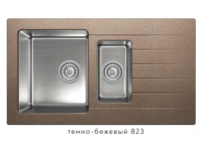 Мойка комбинированная Tolero twist TTS-890 Темно-бежевый 823 в Верхней Пышме - verhnyaya-pyshma.магазин96.com | фото